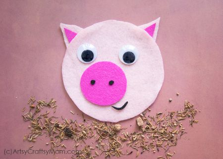 Pink Piggy Craft