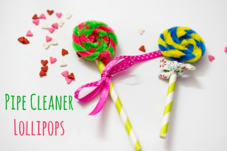 Pipe Cleaner Lollipops