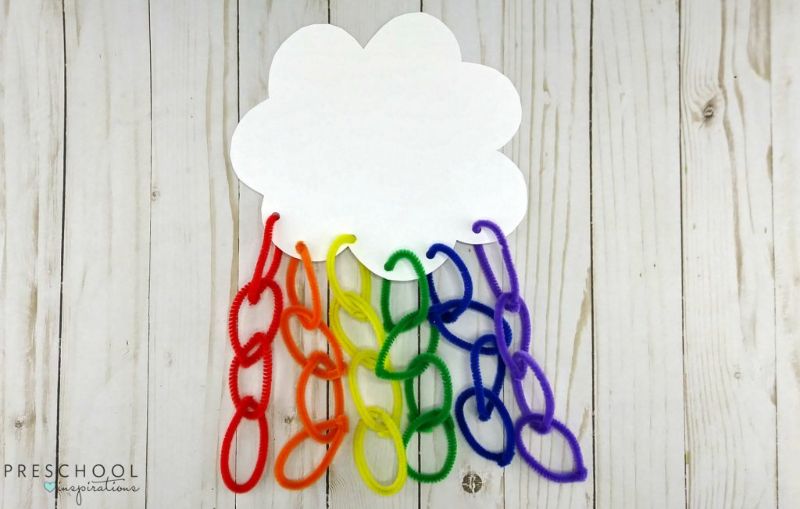 Pipe Cleaner Rainbow Craft