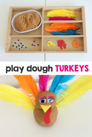 Play Dough Turkey