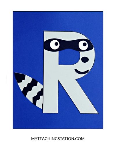 “R is for Raccoon” Craft