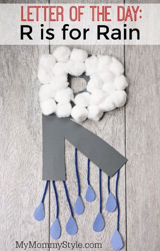  “R is for Rain” Craft