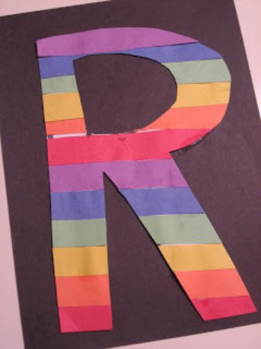 “R is for Rainbow” Craft