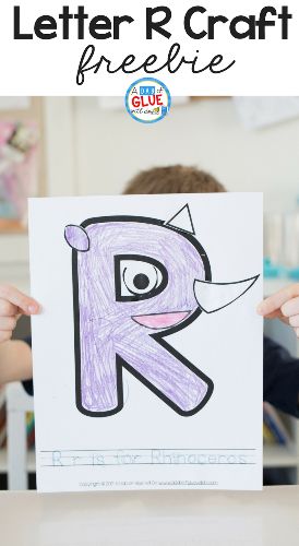 “R is for Rhino” Craft