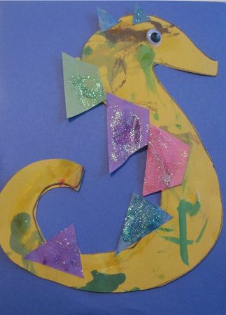“S is for Seahorse” Craft