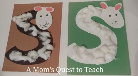 “S is for Sheep” Craft