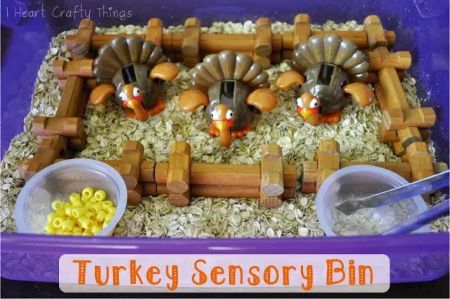 Turkey Sensory Bin