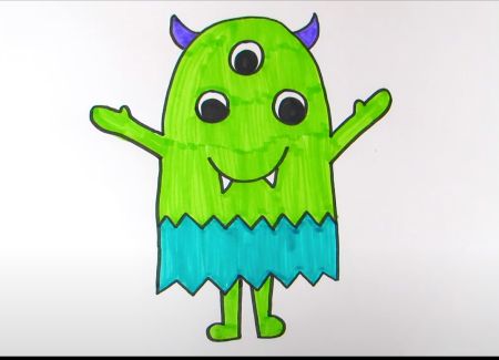 Very Easy Monster Drawing