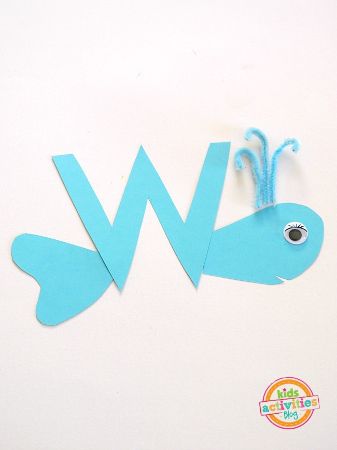 “W is for Whale” Craft