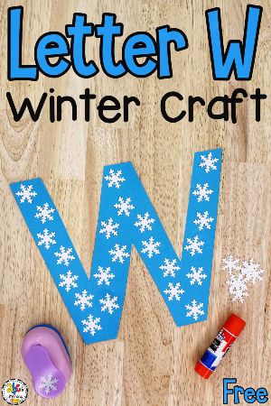  “W is for Winter” Craft