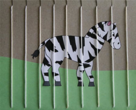 Zebra Zoo Craft