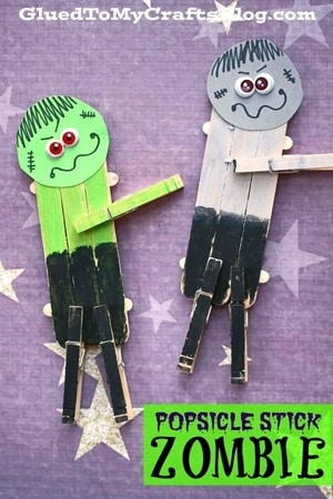 Popsicle Stick Zombie