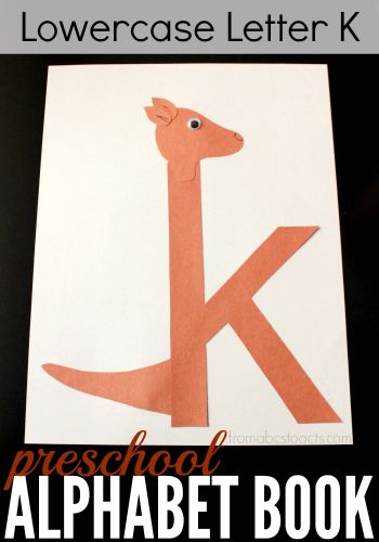 k is for Kangaroo” Craft