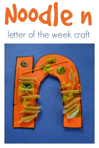 “n is for Noodles” Craft