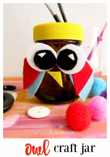 Owl Jar Craft