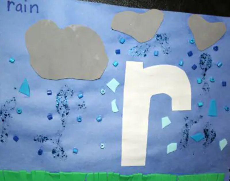  “r is for Rain” Craft