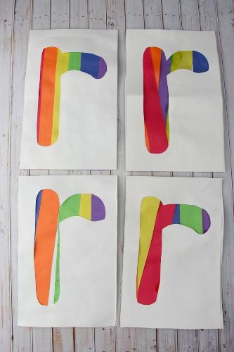 “r is for Rainbow” Craft