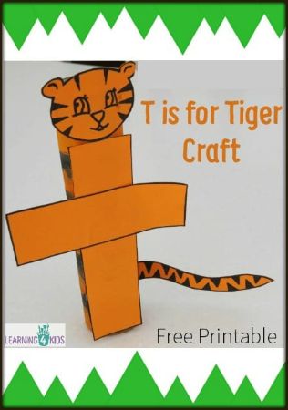 “t is for Tiger” Craft