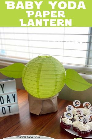 Baby Yoda Paper Lantern