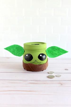 Baby Yoda Piggy Bank