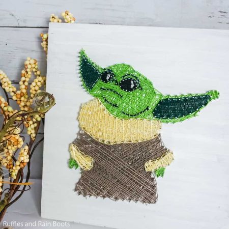 Baby Yoda String Art