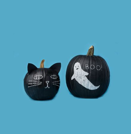 Chalkboard Paint Jack-O’-Lantern