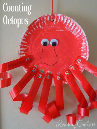 Counting Octopus Clothespin Craft
