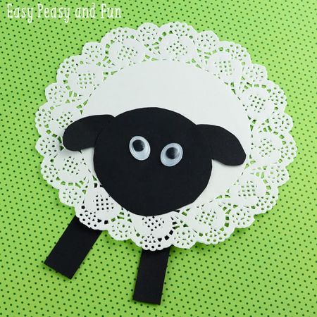 Doily Sheep Craft