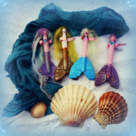 Dolly Peg Mermaid Craft