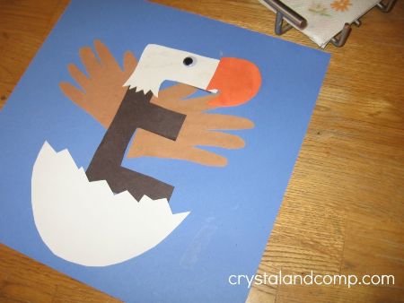 “E is for Eagle” Craft