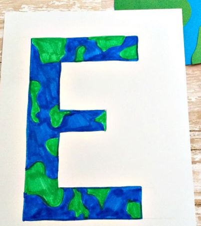 “E is for Earth” Craft