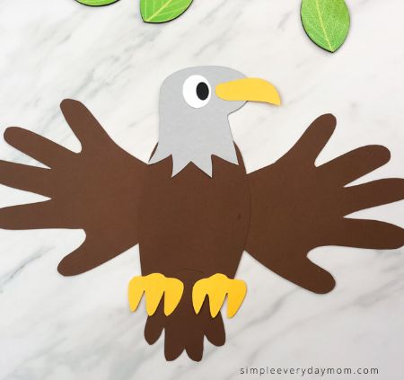 Eagle Handprint Craft