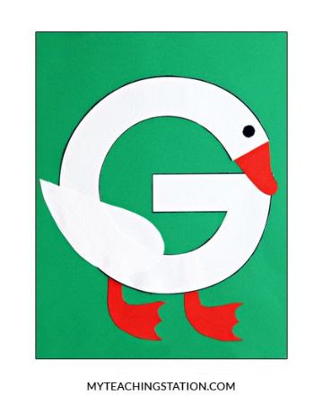 “G is for Goose” Craft