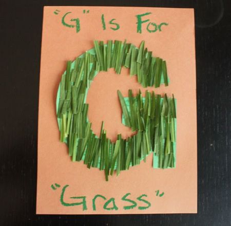 G is for Grass” Craft