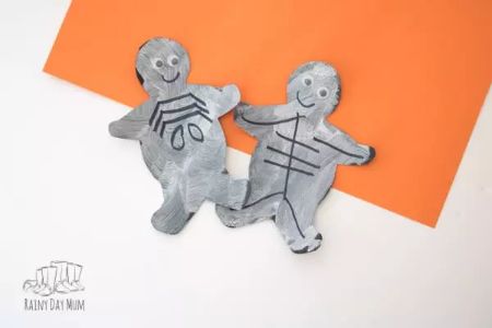 Gingerbread Skeleton Craft