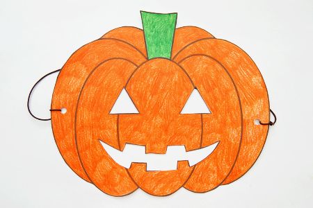 Halloween Jack-O'-Lantern Mask