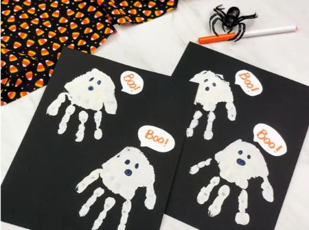 Handprint Ghost Craft