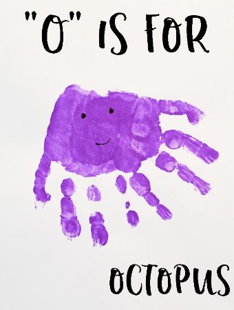 Handprint Octopus Craft