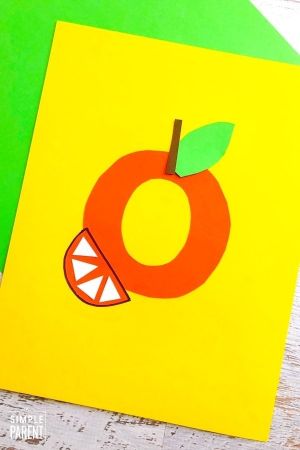 “O is For Orange” Craft