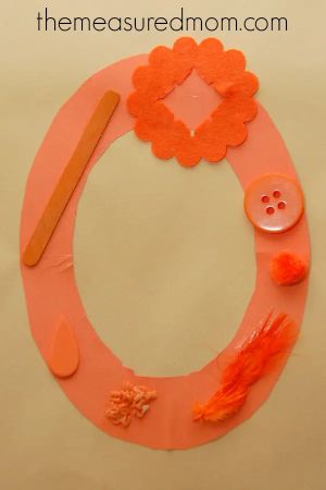 “O” is for the Color Orange” Craft