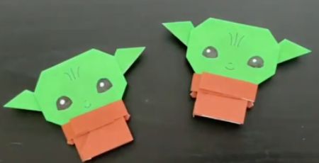 Origami Baby Yoda