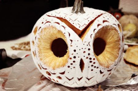 Owl Jack-O'-Lantern Craft
