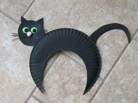 Paper Plate Cat Craft