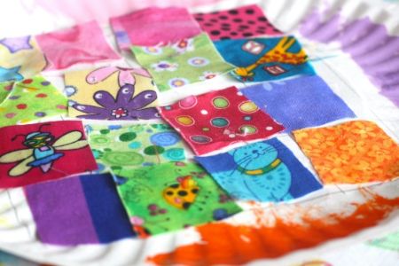 Paper Plate Quilt Craft