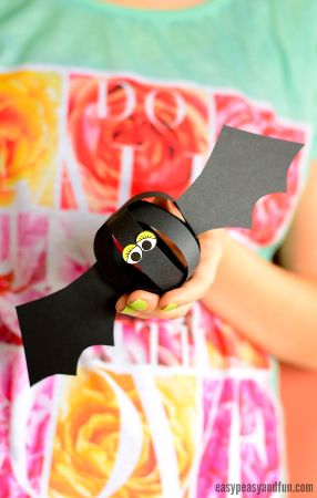  Paper Strips Bat Craft