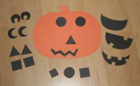 “Pick-a-Face” Jack-O'-Lantern Craft