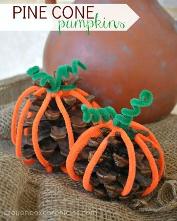 Pine Cone Pumpkins