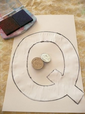 “Q is for Quarter” Stamping Activity