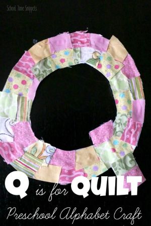 “Q is for Quilt” Craft