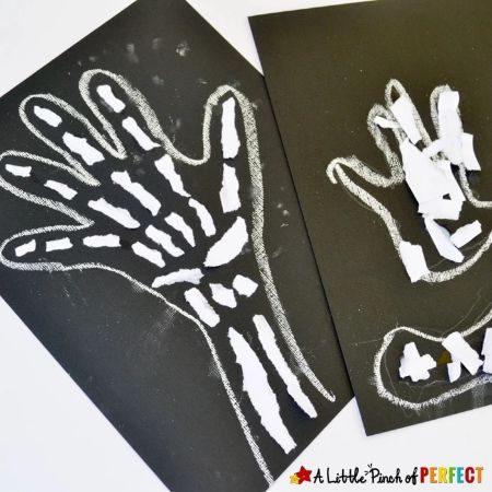 Skeleton Arm Paper Craft